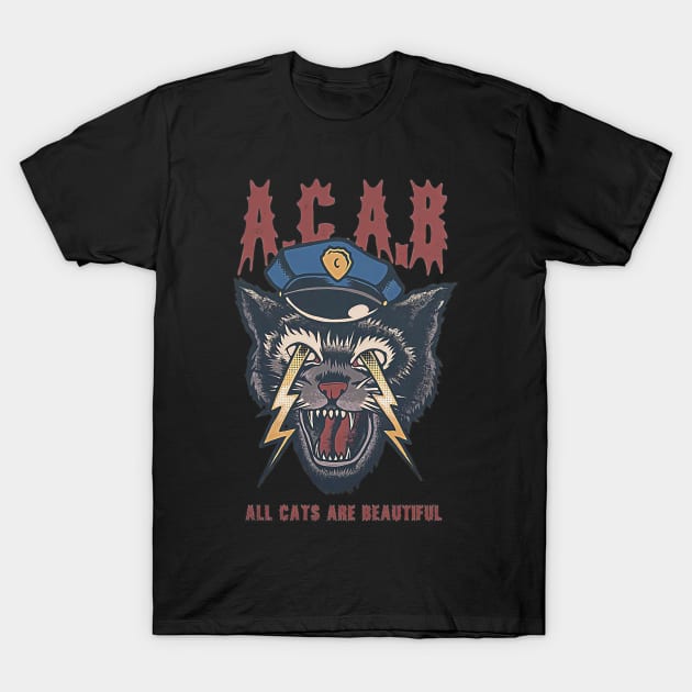 All Cat Are Beautiful T-Shirt by Parody Merch